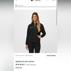 Figs Sidney jacket - black